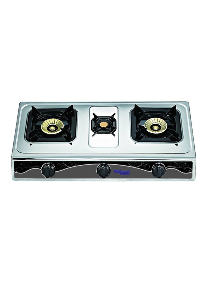 3 Burner Gas Stove Sgb3020fsc Silver